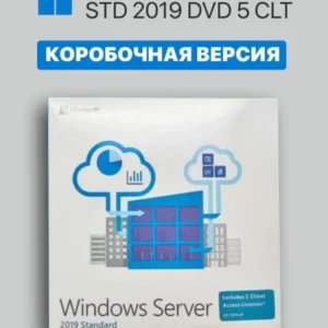 Microsoft Windows Server Standard 2019 64 bit Russian DVD 5 Clt 16 Core (P73-07680)